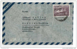 Lettera Busta Argentina-Argentinien Letter- Cover - Briefe- Posta Aerea Anni '50 (of '50s)-Air Mail-to Germany-Berlin - Airmail