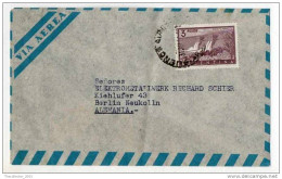 Lettera Busta Argentina-Argentinien Letter- Cover - Briefe- Posta Aerea Anni '50 (of '50s)-Air Mail-to Germany-Berlin - Poste Aérienne