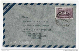 Lettera Busta Argentina-Argentinien Letter- Cover - Briefe- Posta Aerea Anni '50 (of '50s)-Air Mail-to Germany-Berlin - Posta Aerea