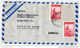 Lettera Busta Argentina-Argentinien Letter- Cover - Briefe- Posta Aerea Anni '50 (of '50s)-Air Mail-to Germany-Berlin - Posta Aerea