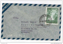 Lettera Busta Argentina-Argentinien Letter- Cover - Briefe- Posta Aerea Anni '50 (of '50s)-Air Mail-to Germany-Berlin - Luftpost