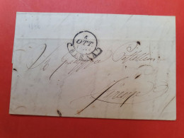 Italie - Cachet à Date De Siena Sur Lettre Avec Texte Pour Firenze En 1846 - D 151 - ...-1850 Préphilatélie