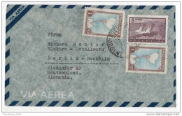 Lettera Busta Argentina-Argentinien Letter- Cover - Briefe- Posta Aerea Anni '50 (of '50s)-Air Mail-to Germany-Berlin - Luftpost