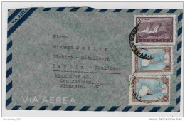 Lettera Busta Argentina-Argentinien Letter- Cover - Briefe- Posta Aerea Anni '50 (of '50s)-Air Mail-to Germany-Berlin - Posta Aerea