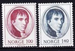 1973. Norway. Jakob Aall (1773-1844) Historian And Statesman. MNH. Mi. Nr. 666-67 - Neufs