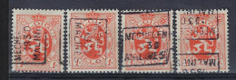 Zegel Nr. 276 Voorafgestempeld Nr. 5645 A + B + C + D MECHELEN 1930 MALINES ;  Staat Zie Scan ! Lot 264 - Roller Precancels 1930-..