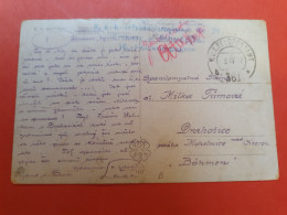 Autriche - Oblitération Militaire Sur Carte Postale En Feldpost En 1917 Pour Drahotice - D 199 - Covers & Documents