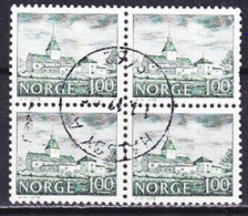 1978. Norway. Austråt Manor, 1650. Used. Mi. Nr. 766 (quadruple) - Gebraucht