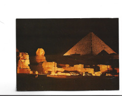 CPM   PYRAMIDE DE GIZA SON ET LUMIERE - Pyramides