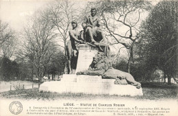 BELGIQUE - Liège - Vue Générale De La Statue De Charles Rogier - Carte Postale Ancienne - Luik