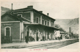 07 Ardèche Très Beau Plan LE POUZIN La Gare - Le Pouzin