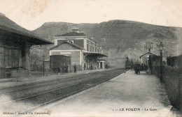 07 Ardèche Très Beau Plan LE POUZIN La Gare - Le Pouzin