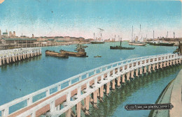 BELGIQUE - Ostende - Vue Générale Du Port - Colorisé - Pont - Bateaux - Carte Postale Ancienne - Oostende
