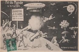 Astronomie - Fin Du Monde - Souvenir Du 19 Mai 1910 - Expédition à La Lune.... - Astronomie