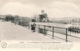 BELGIQUE - Liège - Ile De Commerce Et Boulevard Frère Orban - Carte Postale Ancienne - Liège