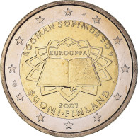 Finlande, 2 Euro, Traité De Rome 50 Ans, 2007, Vantaa, SPL, Bimétallique - Finlandia