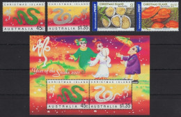 Weihnachtsinsel 2001 - Mi-Nr. 3 Ausgaben ** - MNH - Kompletter Jahrgang - Christmas Island