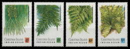 Weihnachtsinsel 1989 - Mi-Nr. 282-285 ** - MNH - Farne / Ferns - Christmas Island