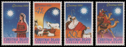 Weihnachtsinsel 1989 - Mi-Nr. 287-290 ** - MNH - Weihnachten / X-mas - Christmas Island