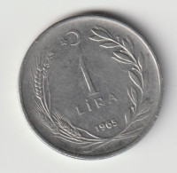 TURKEY 1965: 1 Lira, KM 889a - Turquie