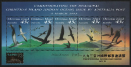 Weihnachtsinsel 1993 - Mi-Nr. Block 7 II ** - MNH - Vögel / Birds - TAIPEI '93 - Christmas Island