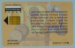 ISRAEL - Chip - Schlumberger - RACOM - Cash Card - 001 - Israele
