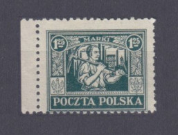 1922 Poland Regular Editions 8 Miners Worker 10,00 € - Ongebruikt