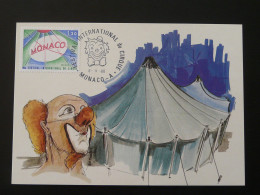 Carte Maximum Card Cirque Circus Monaco 1980 - Zirkus
