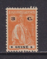 PORTUGUESE GUINEA - 1914 Ceres 3c Hinged Mint - Portugees Guinea