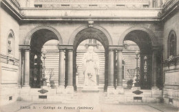 FRANCE - Paris - Collège De France (intérieur) - Statue - Carte Postale Ancienne - Sonstige Sehenswürdigkeiten
