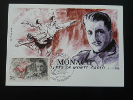 Carte Maximum Card Musique Ballet Music Danse Monaco 1986 - Danse