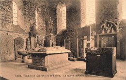 BELGIQUE - Gand - Ruines De L' Abbaye De Saint Bavon - Le Musée Lapidaire - Carte Postale Ancienne - Gent
