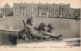 FRANCE - Versailles - Le Château Et La Chapelle Vus Du Parc - LL - Statue - Carte Postale Ancienne - Versailles (Schloß)