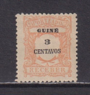 PORTUGUESE GUINEA - 1921 Postage Due 3c Hinged Mint - Guinea Portoghese
