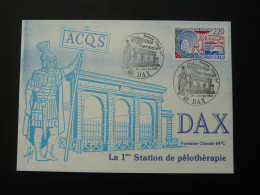 Carte Maximum Card Thermalisme Dax Ville Thermale 40 Landes 1988 (ex 1) - Hydrotherapy