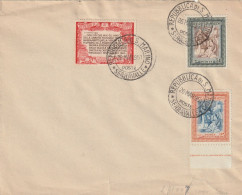 SAN MARINO 50 50 +PA 25 Tagli In Basso E Alto 1951 (MZ941 - Covers & Documents