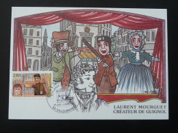 Carte Maximum Card Marionnette Puppet Guignol Laurent Mourguet 69 Villeurbanne 1994 - Puppets