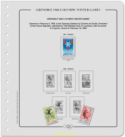 Supl.Olimpiadas Invierno 1/10 Olim. Chamonix 1924 A Grenoble 1968.Tomo 2 Sin Montar - Unused Stamps