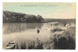 SARTROUVILLE (78) La Seine - Un Hydravion - Aviation - Sartrouville