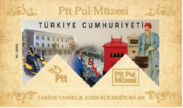 Turkey, Türkei - 2013 - PTT. Stamp Museum Of Collections - 1.Mini S/Sheet & With Serial Numbers (perf.) ** MNH - Nuevos