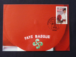 Carte Maximum Card Portraits De Régions Béret Basque Nay 64 Pyrénées Atlantiques 2007 - Costumes