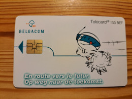 Phonecard Belgium - En Route Vers Le Futur 15.000 Ex. - Met Chip