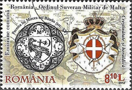 2012 - COMMON ISSUE ROMANIA - MILITARY SOVEREIGN ORDER OF MALTA - Usado
