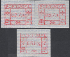 Portugal 1981 Automaticos ATMS D-001 **/MNH Frama I. (3val.) - Neufs