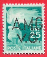 1945/47 (13) AMG V.G. Serie Democratica Cent. 25 Nuovo - Leggi Il Messaggio Del Venditore - Ungebraucht