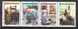 SAN MARINO - 1996 - GIORNATE MEDIEVALI - LIRE 750 X 4 - USATO (YVERT 1445\1448- MICHEL  1654\1657 - SS 1495\1498) - Oblitérés