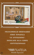 TESSERA FILATELICA VALORE 0,41 EURO CORTE COSTITUZIONALE (FY329 - Philatelistische Karten