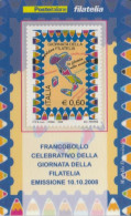 TESSERA FILATELICA VALORE 0,6 EURO GIORNATA FILATELIA (FY1073 - Philatelic Cards