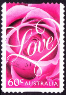 AUSTRALIA 2014 60c Multicoloured, Romance - Love - Roses Die-Cut Self Adhesive FU - Used Stamps