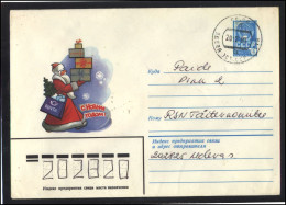 RUSSIA USSR Stationery USED ESTONIA AMBL 1321 UDEVA Happy New Year Santa - Zonder Classificatie